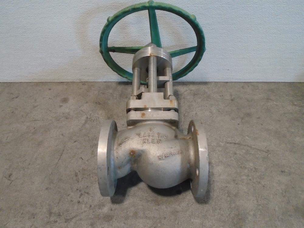 Klein 3" 150# CF8M Globe Valve 205571